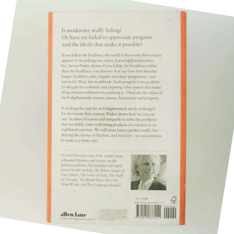 Enlightenment now : the case for reason, science, humanism, and progress af Steven Pinker (1954-) (Bog)