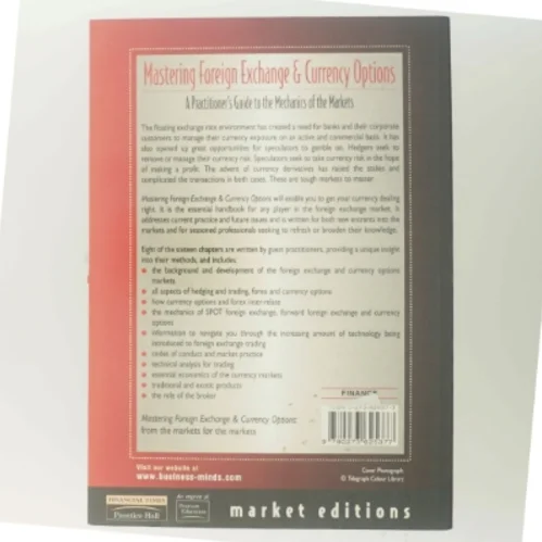 Mastering Foreign Exchange & Currency Options af Francesca Taylor (Bog)