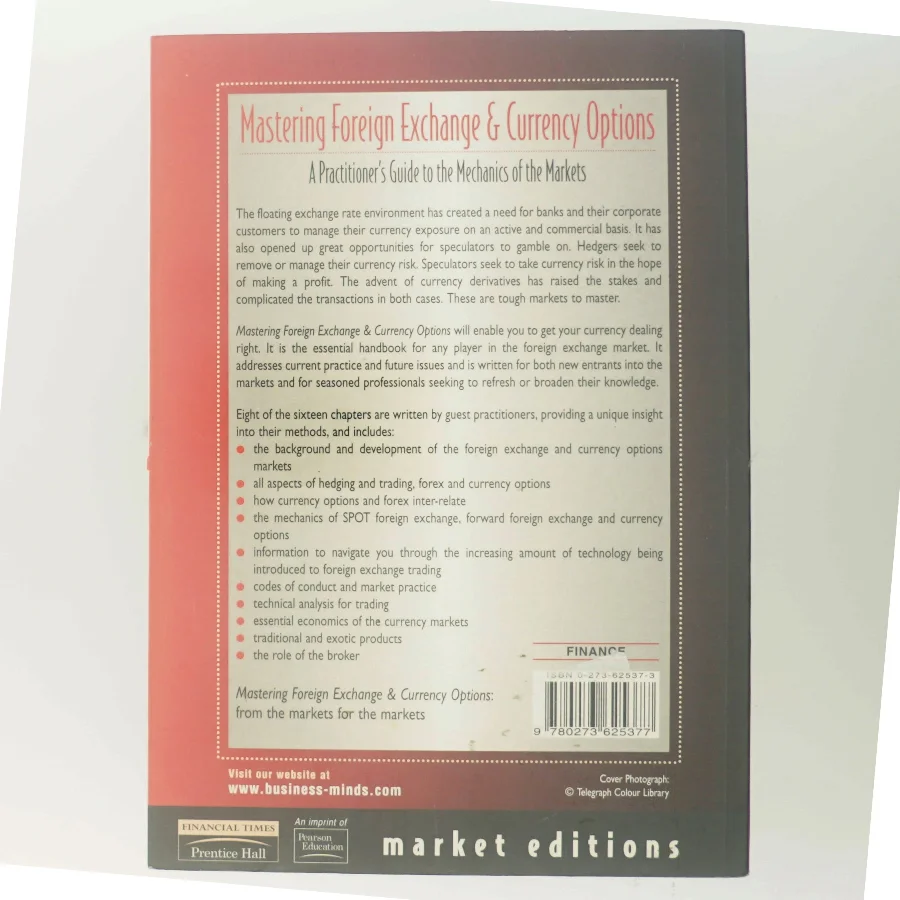Mastering Foreign Exchange & Currency Options af Francesca Taylor (Bog)