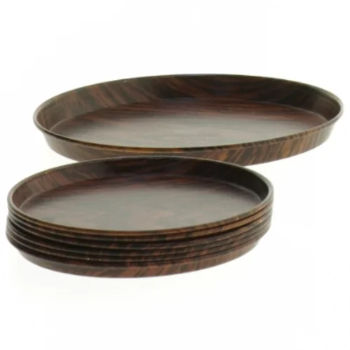 Vintage bordskåner sæt fra Ira (str. Et styk. ø. 12 cm. 6 styk. ø. 8,5 cm)