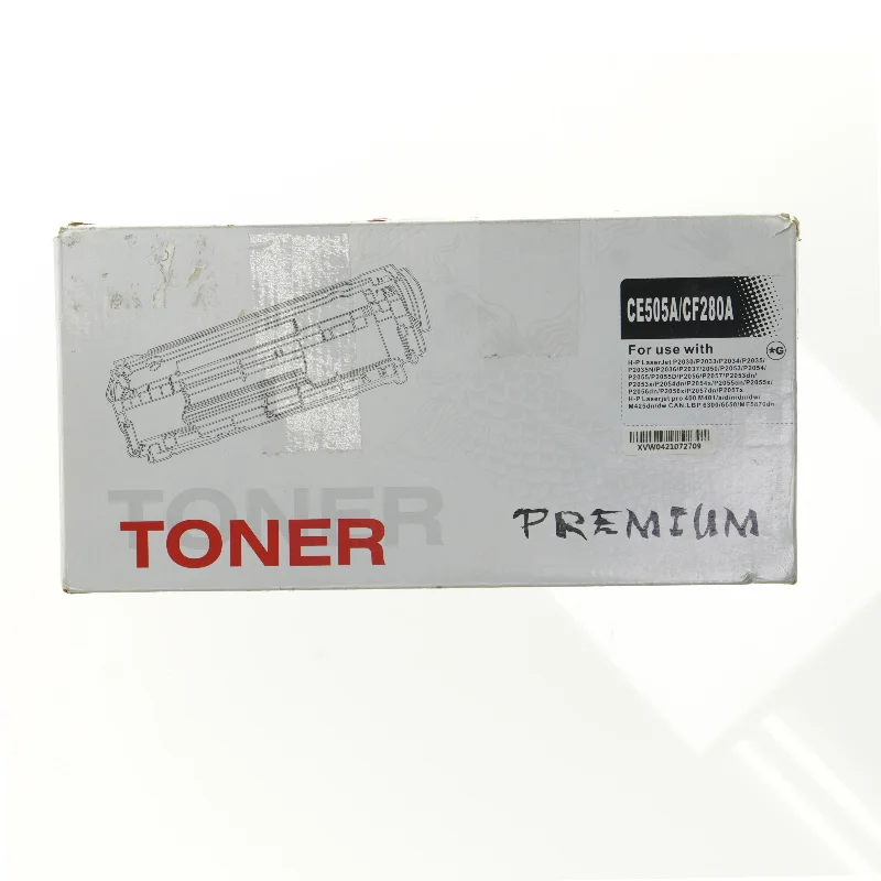 Toner til HP LASERJET printer, CE505A/CF280A fra Toner I UBRUDT ORIGINAL EMBALLAGE (str. 32 x 16 x 10 cm)