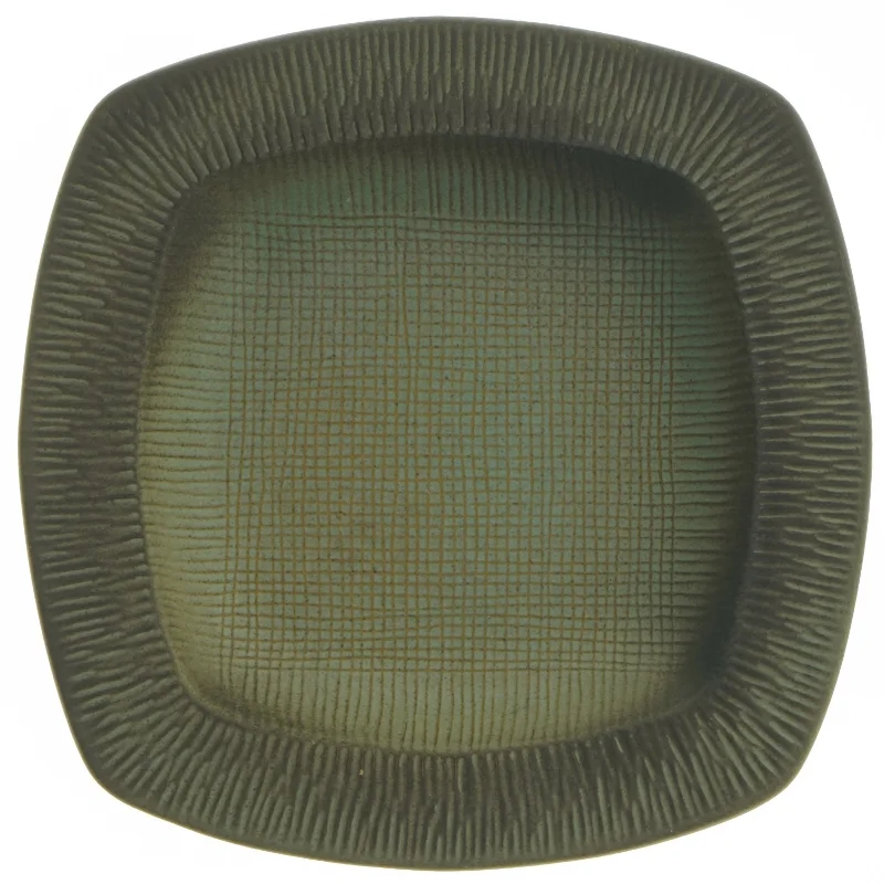 Rektangulær Hedehus keramikskål 40 (str. 17x17 cm)