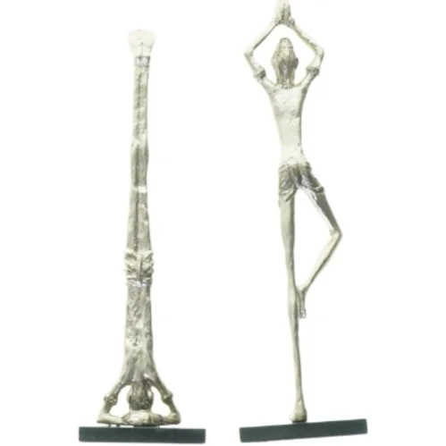 Yogi Figurer i yoga position (str. 48 x 9 x 13 cm)