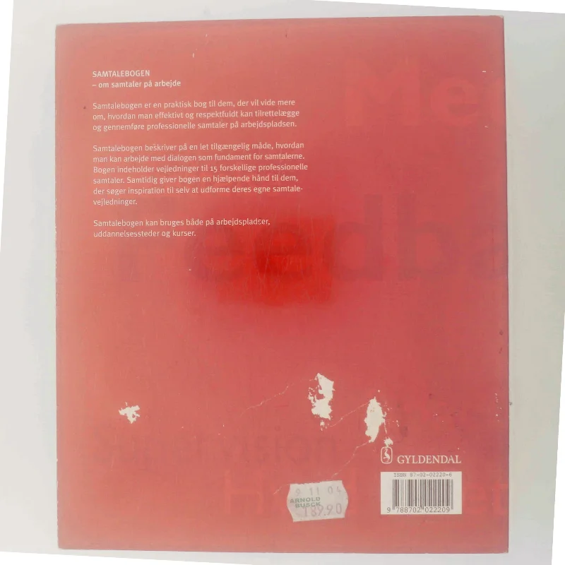 Samtalebogen - om samtaler på arbejde (Bog)