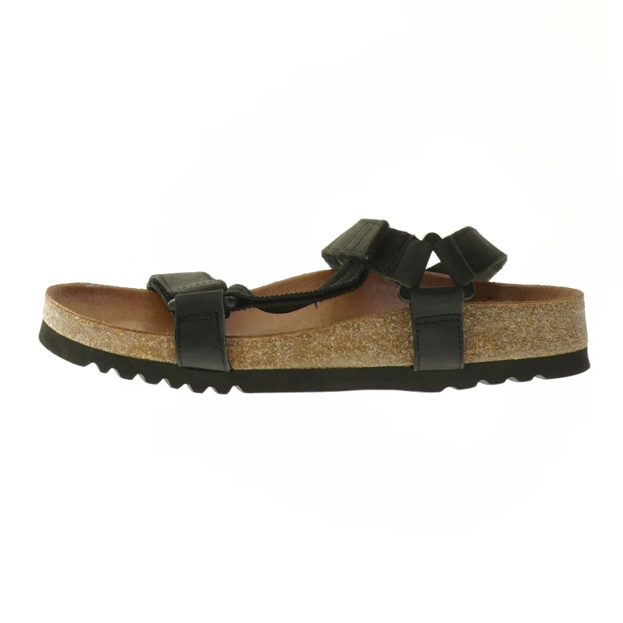 Sort sandal med korksål fra Scholl (str. 37 )