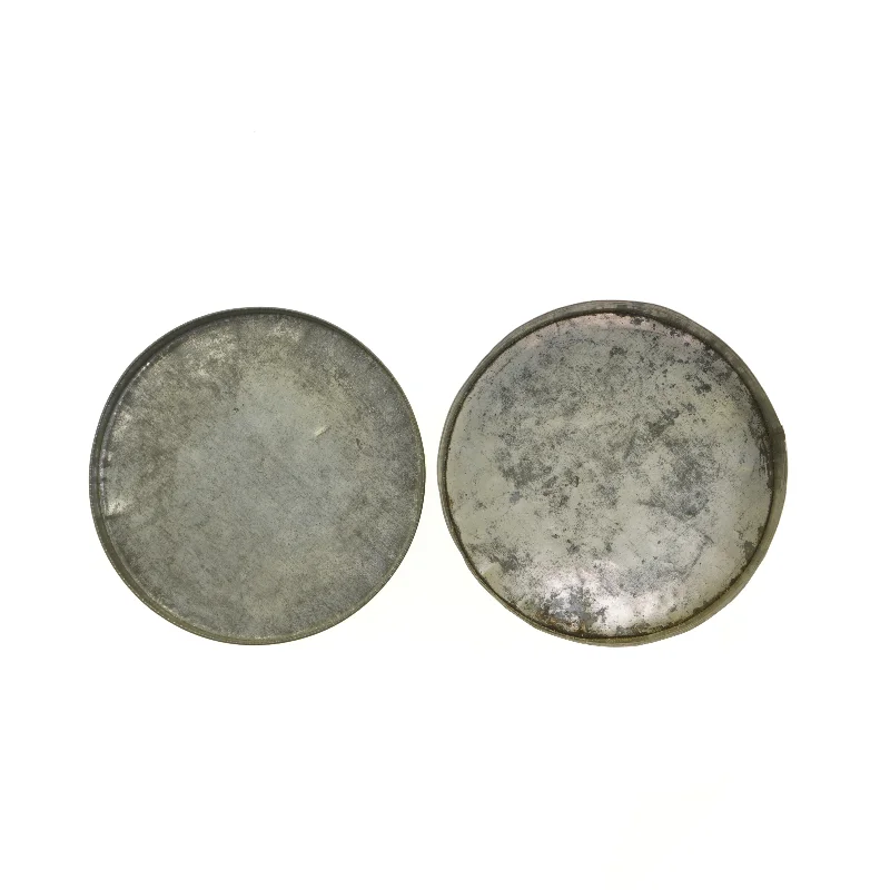 Antik Art deco Mackintosh Rainbow Slik metal dåse med patina (str. 26 x 7 cm)