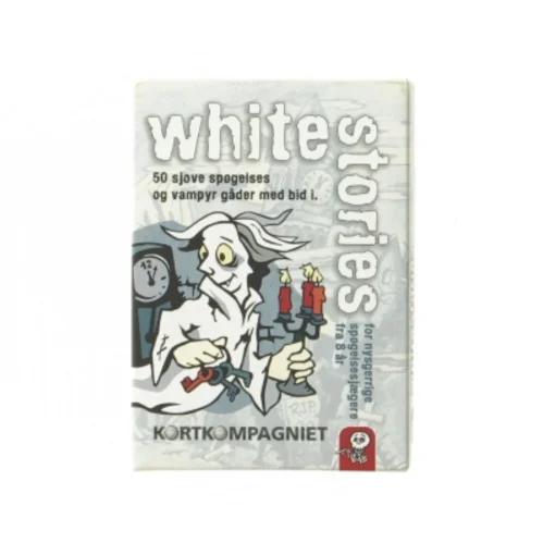 White Stories kortspil (str. 2,5x13x9,5 cm)