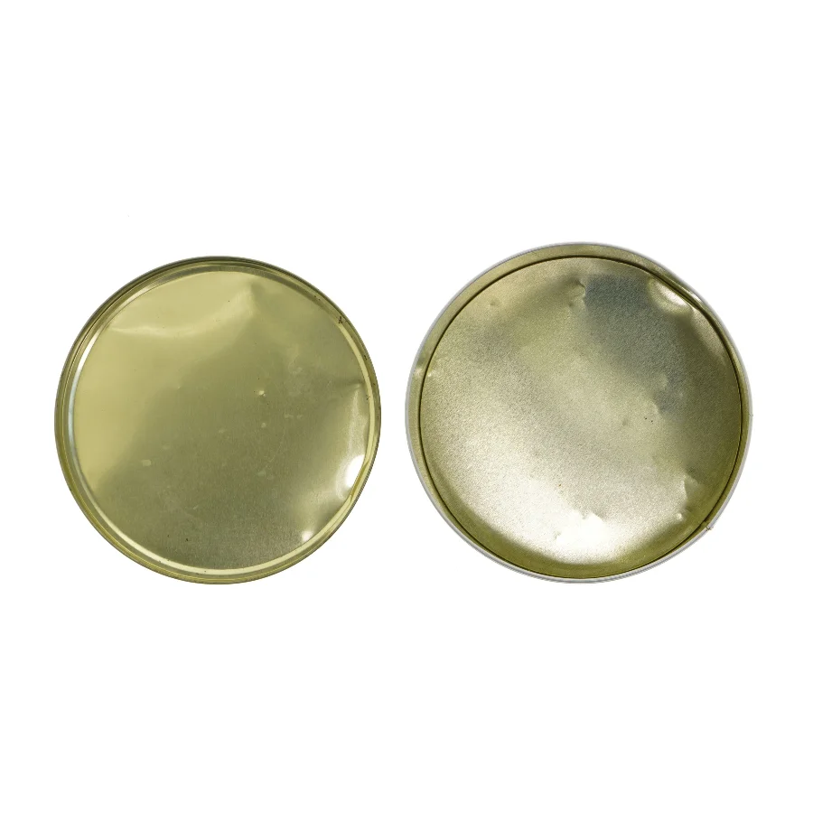 Rund dekorationsdåse med soldatmotiv (str. 20 x 9 cm)