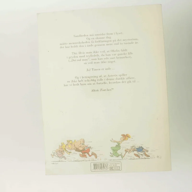 Historien om hvordan Obelix faldt i gryden med trylledrik da han var lille af Goscinny (Bog)