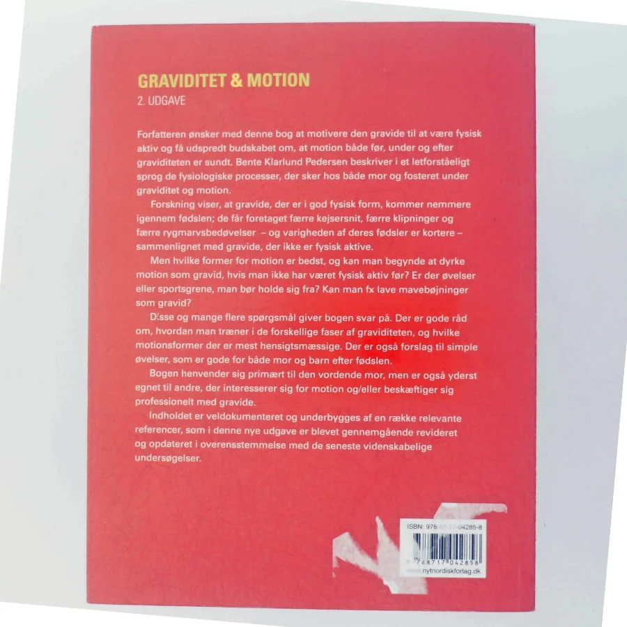 Graviditet & motion af Bente Klarlund Pedersen (Bog)