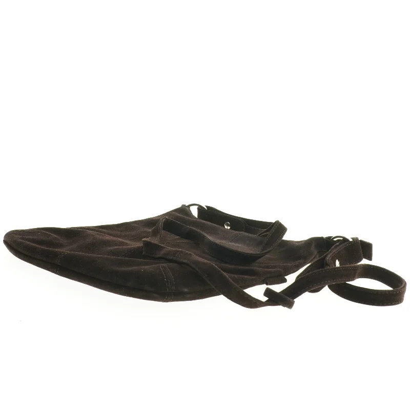 Sort crossbody skuldertaske i blød ruskind fra Adax (str. 29 x 28 cm)