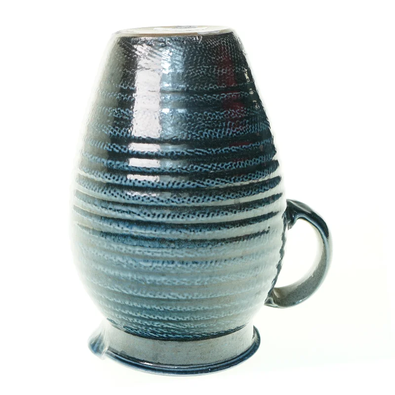 Hånddrejet Saltglaseret Keramik Kande fra Anders Fredholm (str. 20 x 13 cm)