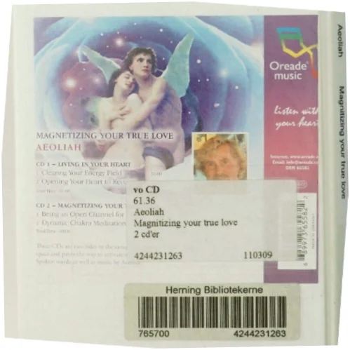 Aeoliah - Magnetizing Your True Love CD-Sæt fra Oreade Music