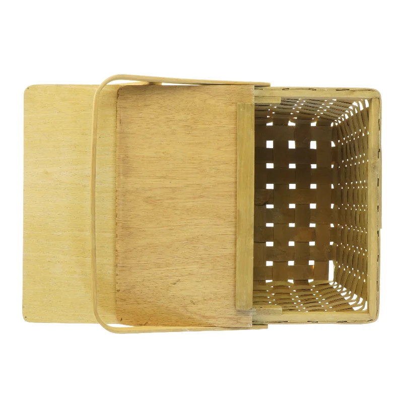 Flettet Picnic kurv (str. 23 x 26 x 42 cm)