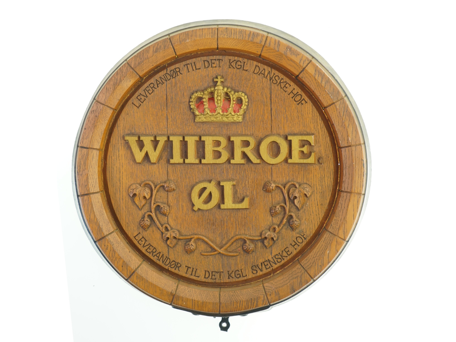 Wiibroe Øl vægdekor fra Wiibroe (str. Ø 45,5 cm)