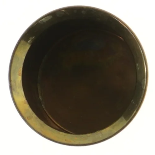 Metallisk Kobber vase med patina (str. 10,5x7,5 cm)