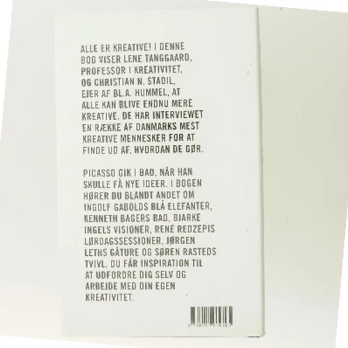 I bad med Picasso : sådan bliver du mere kreativ af Lene Tanggaard (f. 1973) (Bog)
