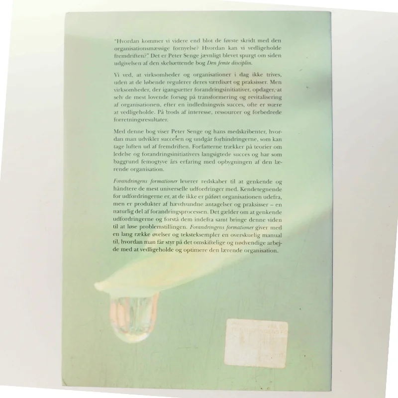 Forandringens Formationer af Peter M. Senge (Bog)