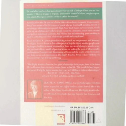 The Highly Sensitive Person in Love : understanding and managing relationships when the world overwhelms you (Bog)