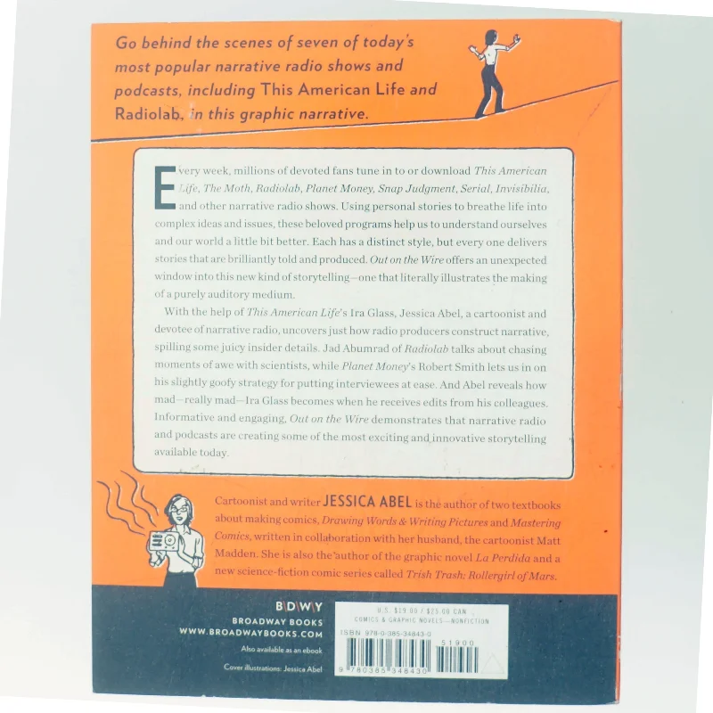 Out on the Wire af Jessica Abel (Bog)