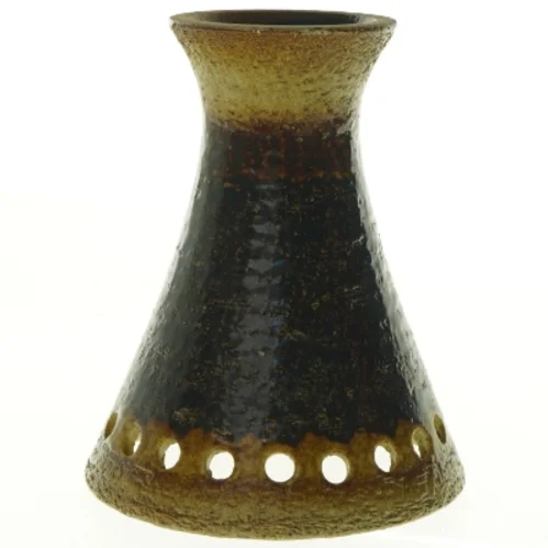 Keramik Lampe skærm med lys huller (str. 15 x 19 cm)