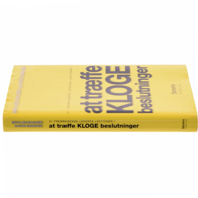 At træffe kloge beslutninger af Bryn Zeckhauser (Bog)