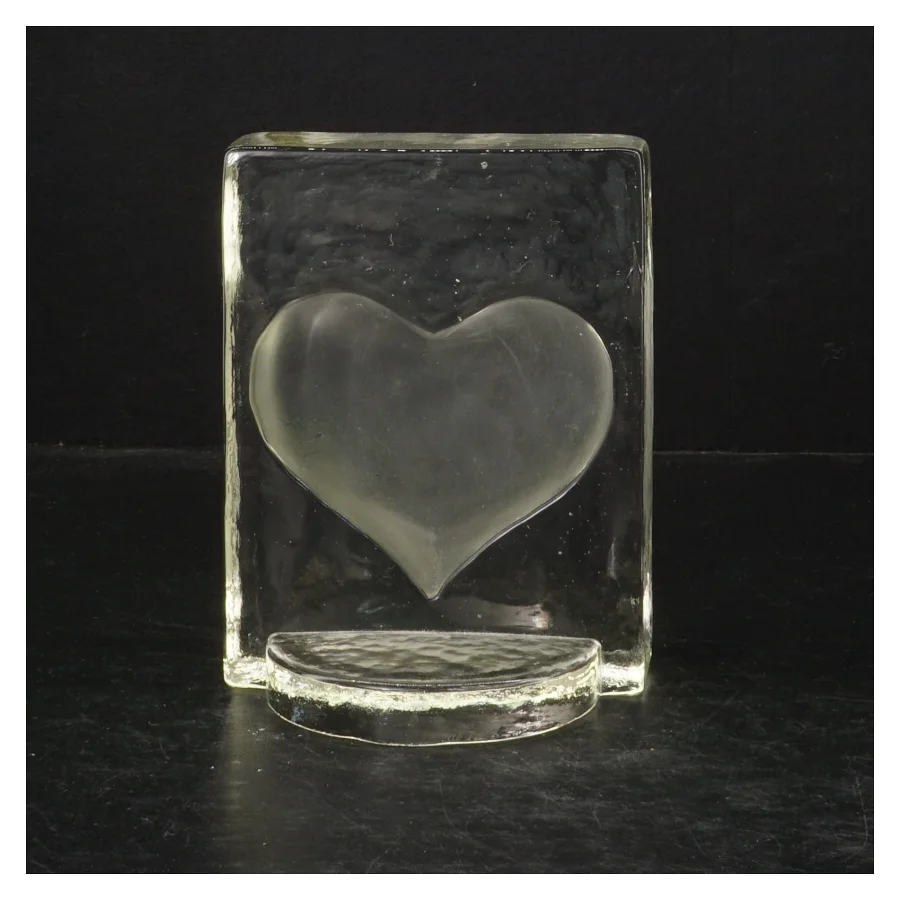 Glashjerte dekoration (str. 13x10 cm)