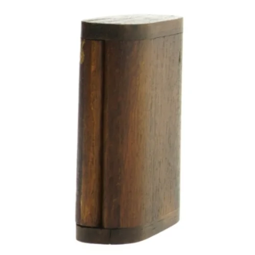 Teak Træboks med Thai Buddha udskæringer (str. 11,5 cm)