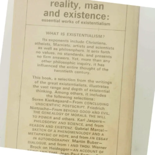 Reality, Man and Existence: Essential Works of Existentialism af H. J. Blackham (Bog)