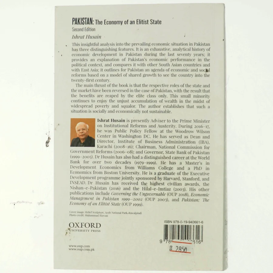 Pakistan -The Economy of an Elitist State af Ishrat Husain (Bog)