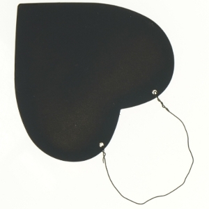 Vintage Metal udsmykningshjerte (str. 12 x 12 cm)