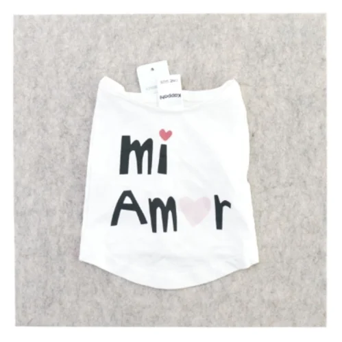 Ubrugt med prismærke Hunde trøje Mi Amor fra Kappahl (str. 25 x 20 cm)