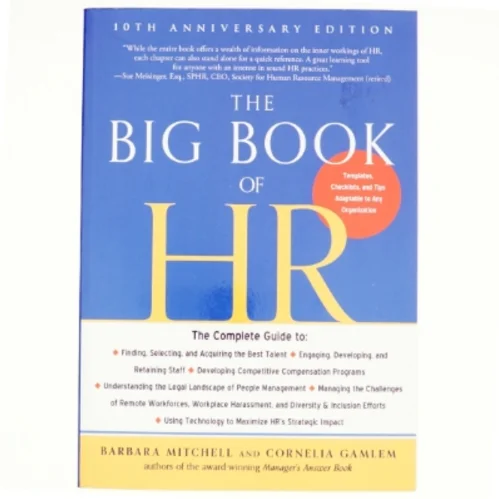 The Big Book of HR, 10th Anniversary Edition af Barbara Mitchell, Cornelia Gamlem (Bog)