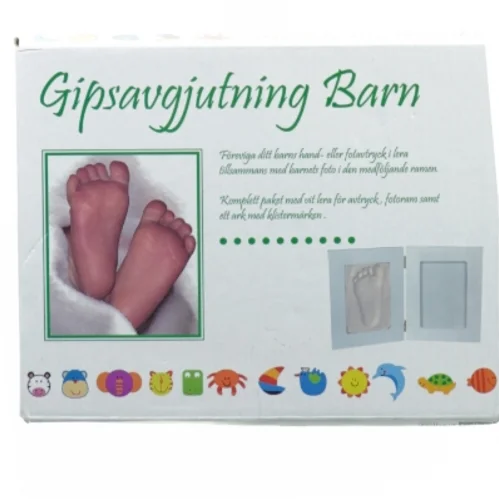 Gips afstøbningssæt til babys hænder og fødder fra Gildet (str. 24 x 20 cm)