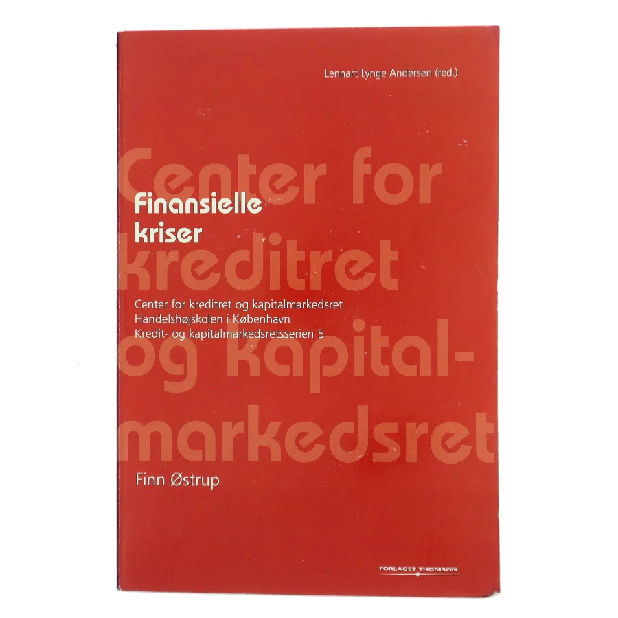 Finansielle kriser af Finn Østrup (Bog)