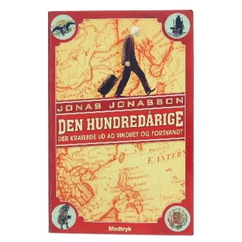 Den hundredårige der kravlede ud af vinduet og forsvandt af Jonas Jonasson (Bog)