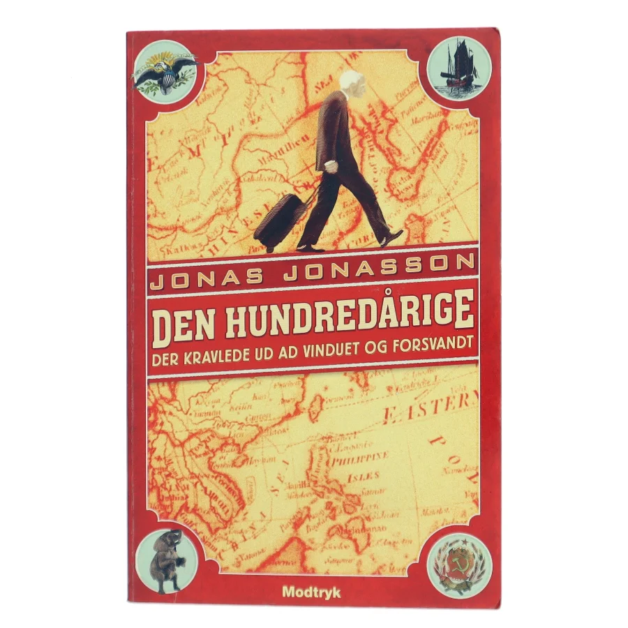 Den hundredårige der kravlede ud af vinduet og forsvandt af Jonas Jonasson (Bog)