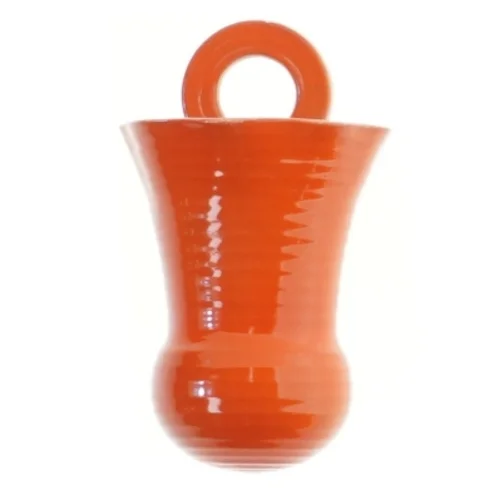 Væghængt vase med ring (str. 13x8 cm)