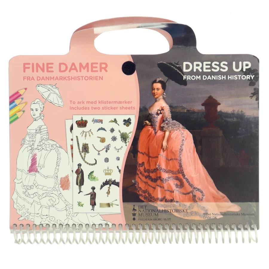 Fine damer fra Danmarkshistorien – Dress up from Danish history af Det Nationalhistoriske Museum (Bog)