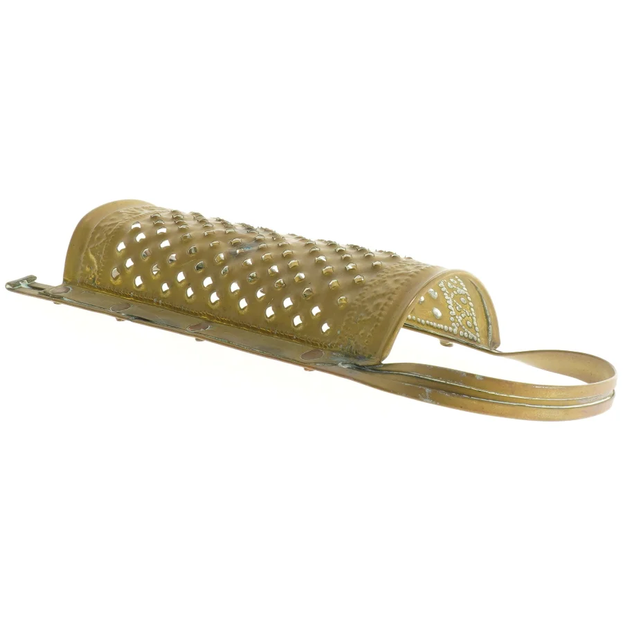 Antikt Rivejern kobber/messing (str. 29 x 10 cm)