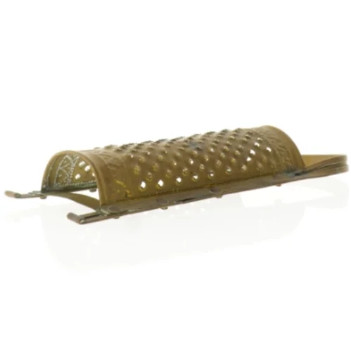 Antikt Rivejern kobber/messing (str. 29 x 10 cm)