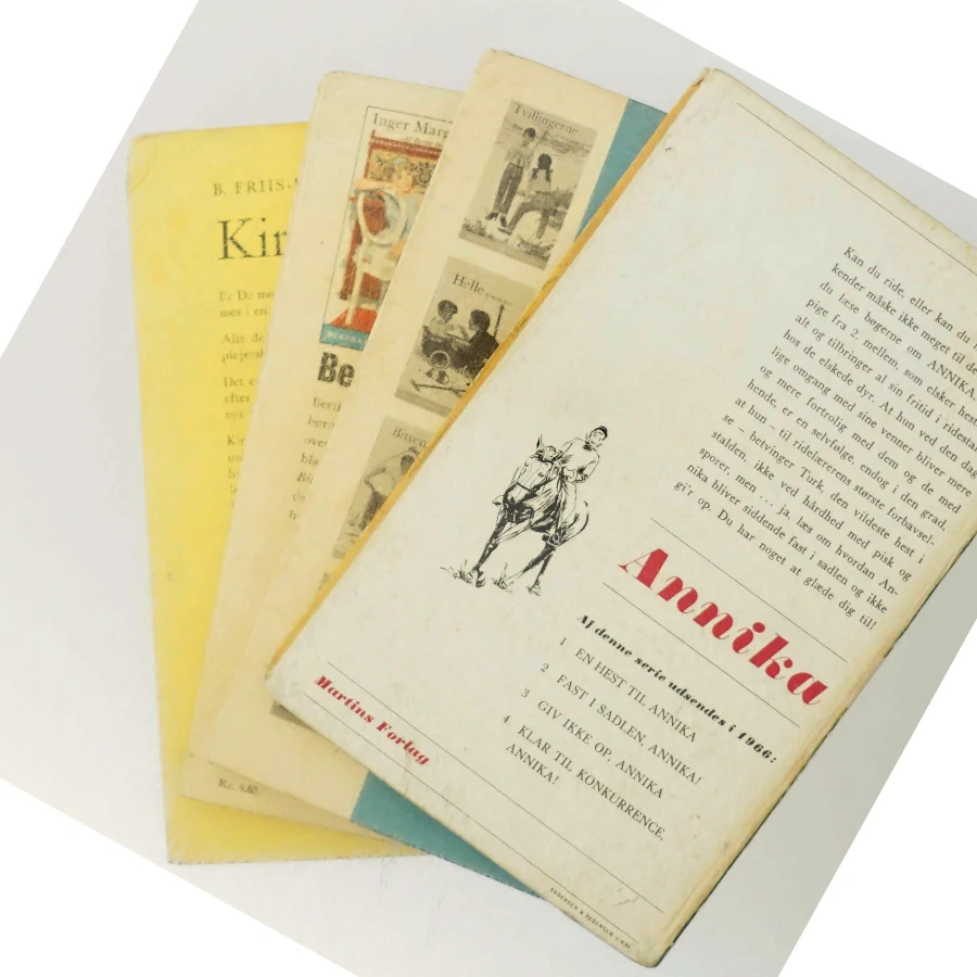 Gamle pige bøger om Annika og andre historier