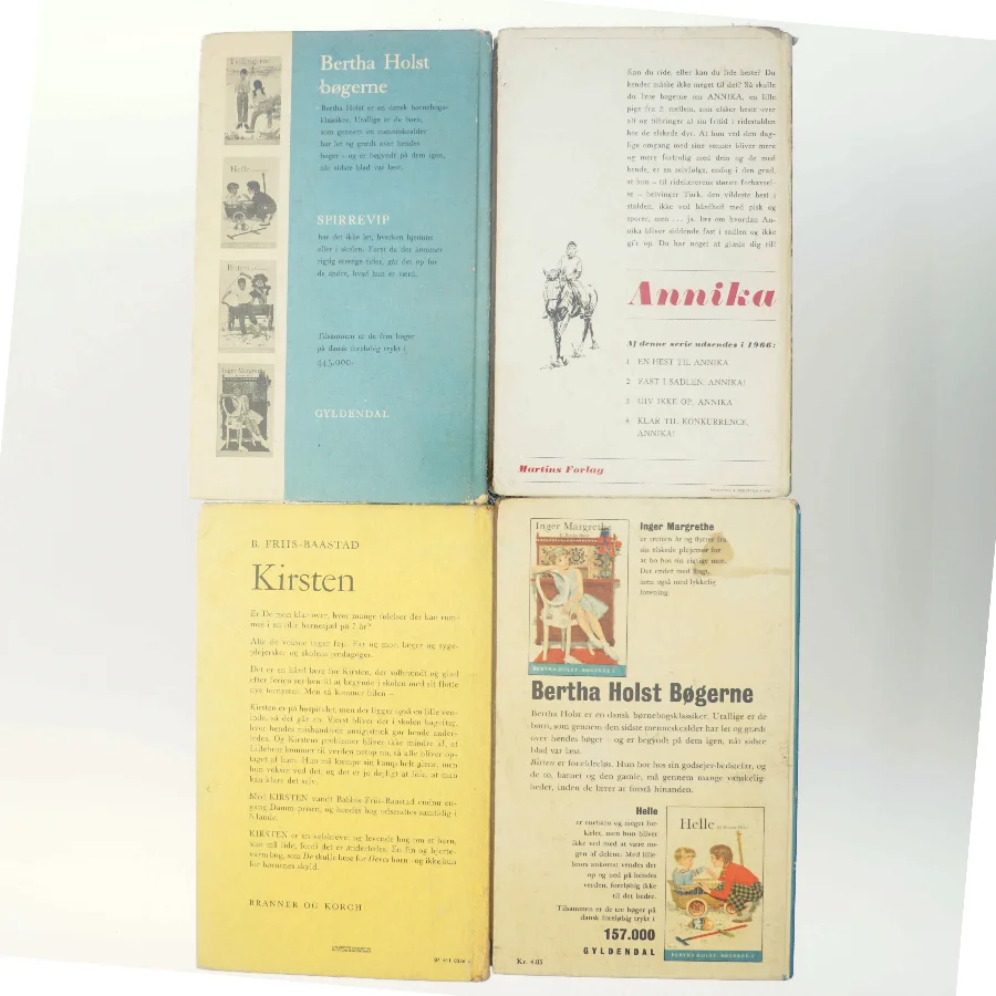 Gamle pige bøger om Annika og andre historier