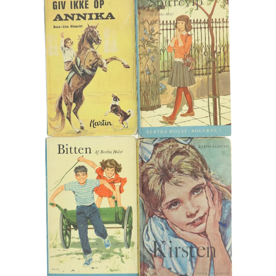 Gamle pige bøger om Annika og andre historier