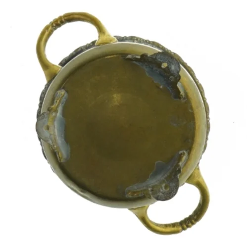 Vintage messing urtepotte (str. 12 x 9 cm)