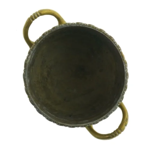 Vintage messing urtepotte (str. 12 x 9 cm)