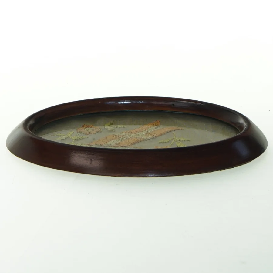 Broderet Dannebrog billede (str. 16,5 x 11,5 cm)