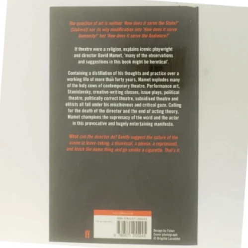 Theatre af David Mamet (Bog)