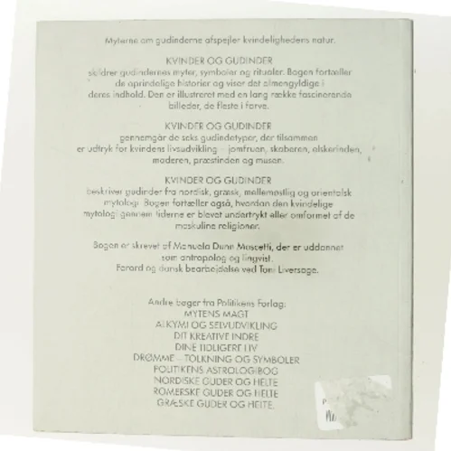 Kvinder og Gudinder af Manuela Dunn Mascetti (Bog)