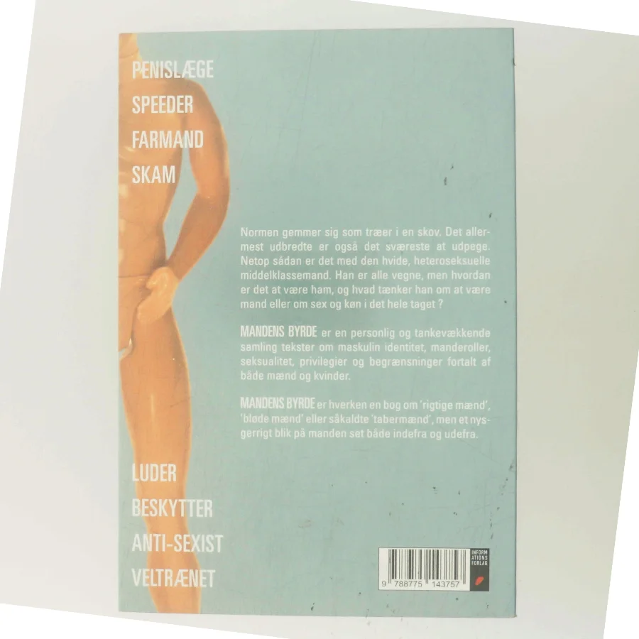 Mandens byrde : moderne mænd, nye perspektiver af Red. Anders Haahr Rasmussen og Lisa Barfait (Bog)